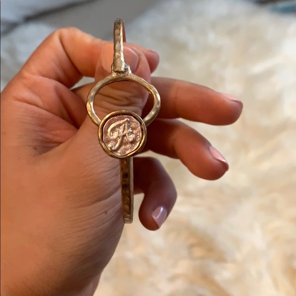 ‘A’ Initial bracelet!
